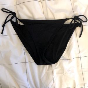 Victorias Secret black tie bikini bottom size M *Bundle only*